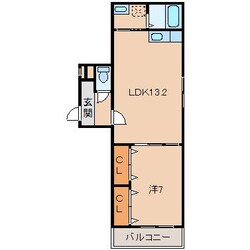 和歌山駅 徒歩8分 1階の物件間取画像